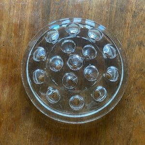 Vintage Glass Flower Frog